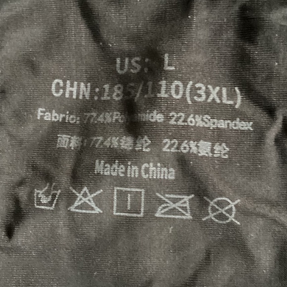 Black , silky , trunks, - Picture 5 of 5